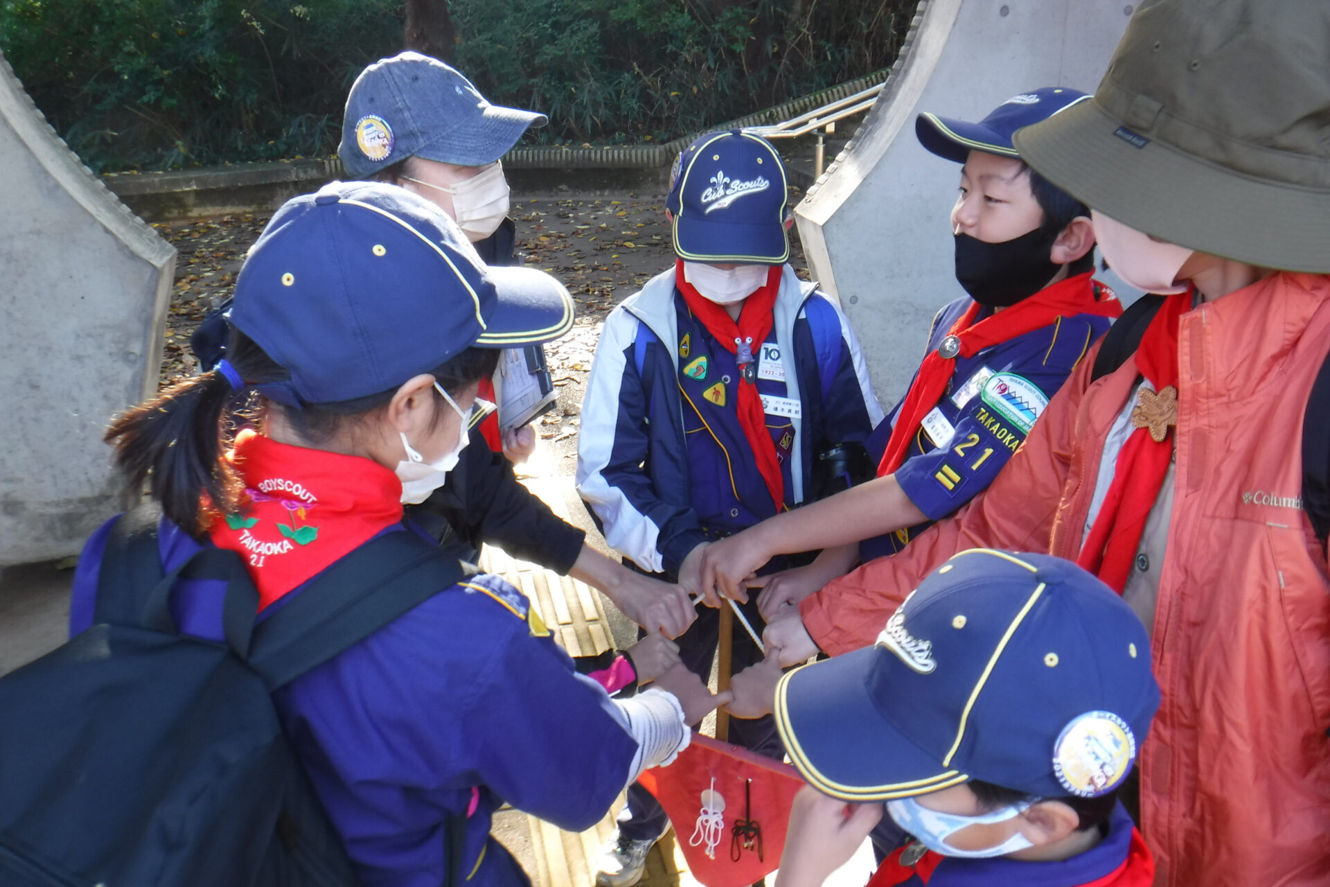 [高岡21団] 11月隊集会（高岡地区カブラリー前）