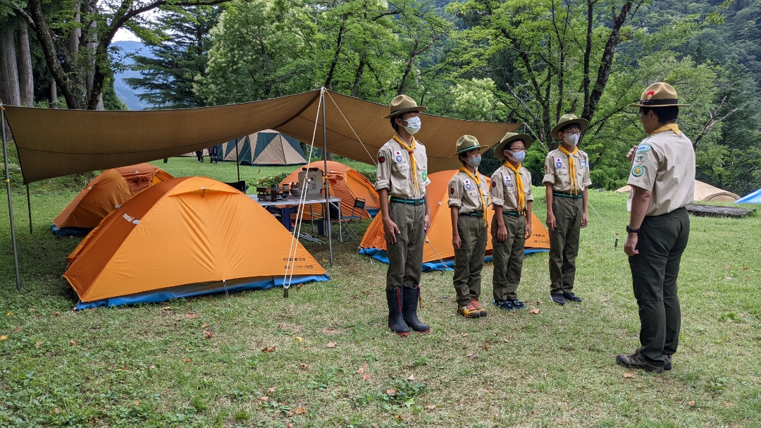 [富山16団]ボーイ隊 夏期野営 ２日目