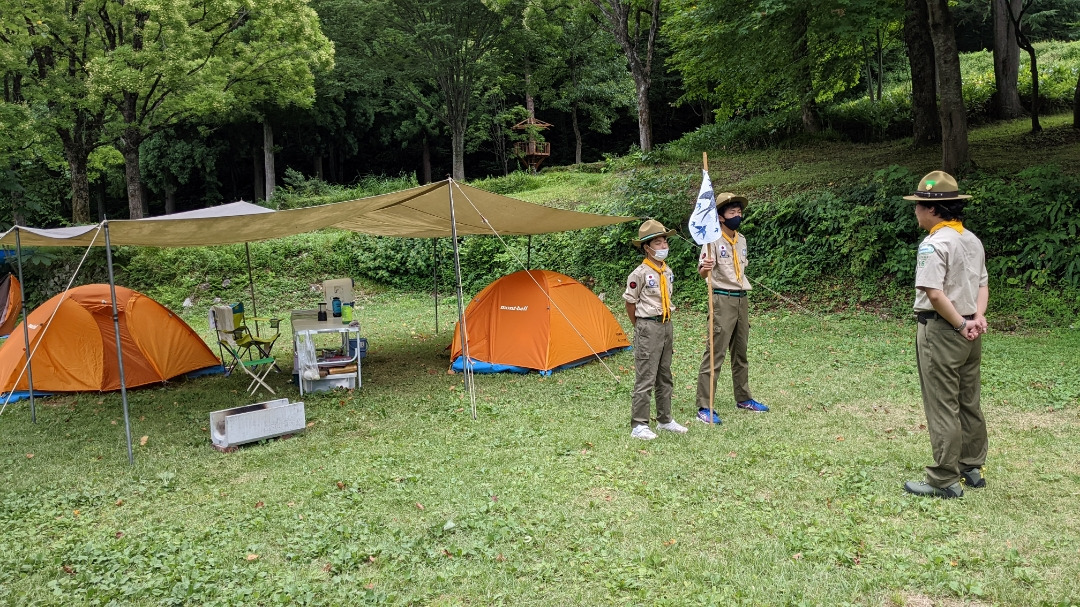 [富山16団]ボーイ隊 夏期野営 ４日目